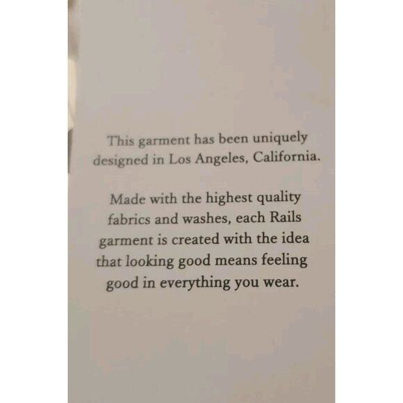 Anthropologie Rails M White Button Down Long Sleeve Pink Hearts Waist Tie Shirt - Picture 14 of 15